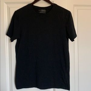 Zara Super Slim Fit Black Tee